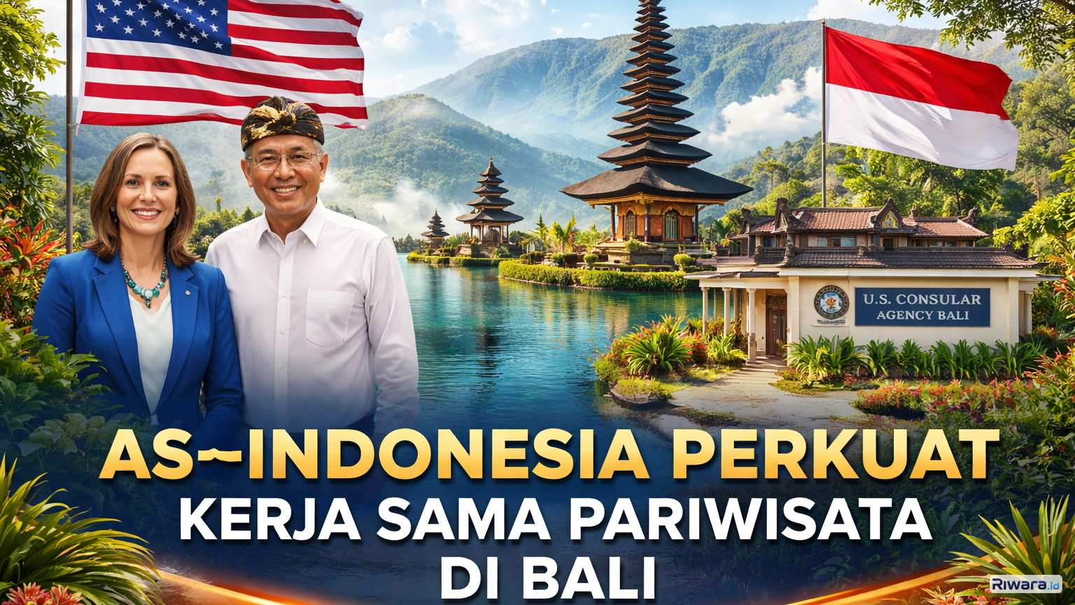 Duta Besar Amerika Serikat untuk Indonesia meresmikan Kantor Agen Konsuler AS di Jimbaran, Bali, sebagai langkah memperkuat kerja sama pariwisata, keamanan wisatawan, dan hubungan bilateral kedua negara.